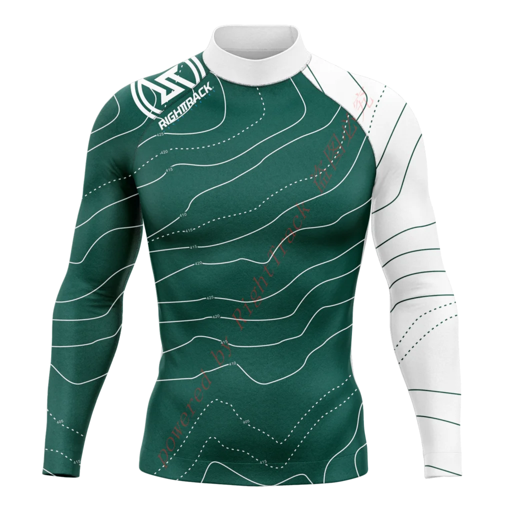 Rashguard Long Sleeve Surfing Shirts for Men sports shirt