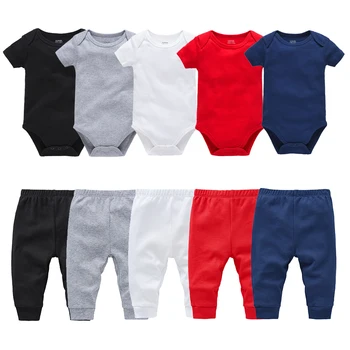 2 Pcs Muslin Baby Romper Set 1