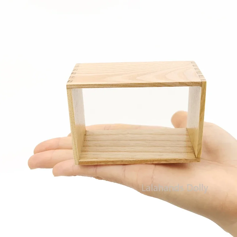 

Doll House Mini Living Room Bedroom Free Combination Grid Cabinet for OB11,Blythe, BJD Doll House Furniture Trim Accessories
