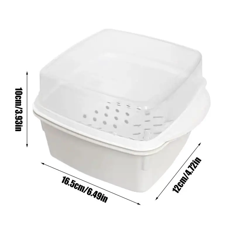 Microwave Steamer Vegetable Steamer Microwave Bowls Cookware Versatile Food Container for Vegetables Fish Prep Meal steamer rack,steamer basket,silicone steamer pad
