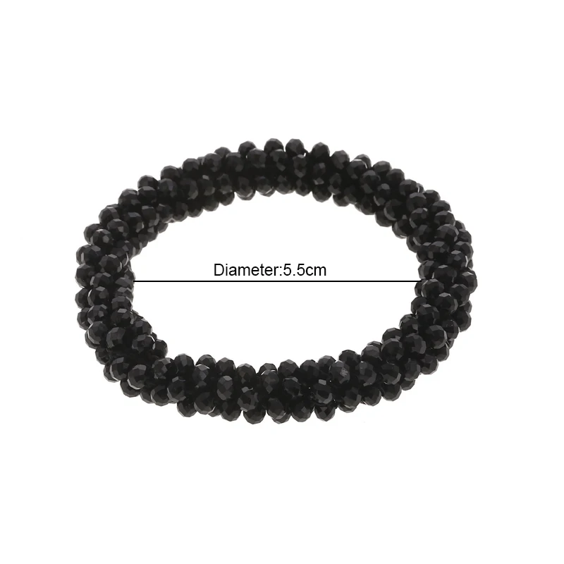 Bohemian Crystal Beaded Stretch Bracelet for Women - Vintage Boho Party Jewelry