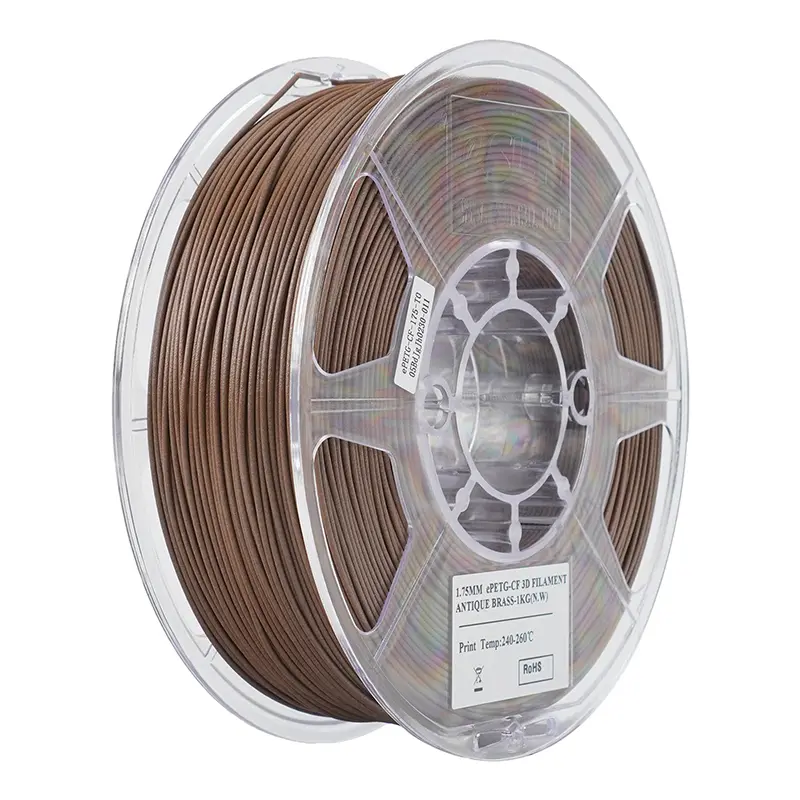 ESUN Carbon Fiber PETG 3D Filament High Strength 3D Printer Filament 1.75MM 1KG PETG Carbon Fiber Filament For Bambu Lab PETG-CF image 12