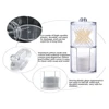 Use this clear plastic acrylic medicine bottle holder dispenser for storage - perfect for cotton swabs, discs and cosmetic pads! 5