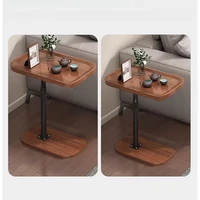 C-shaped coffee table, vertical storage shelf, sofa bed sliding sofa side table, small space small table, tight bedside table 4