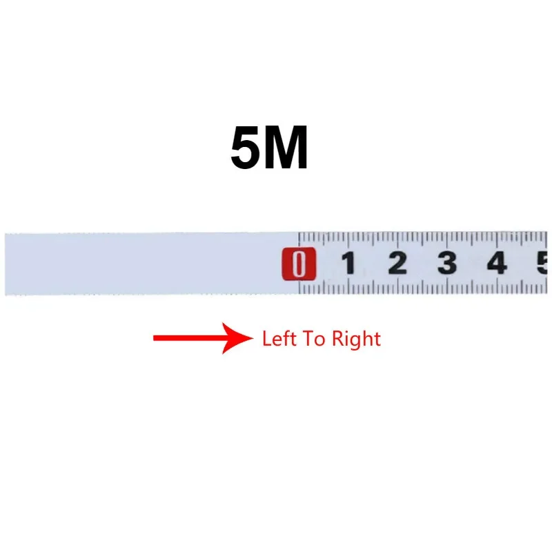 Stainless Steel Self-Adhesive Metric Tape Measure – Rust-Proof and Wear-Resistant Ruler (1-5m)
