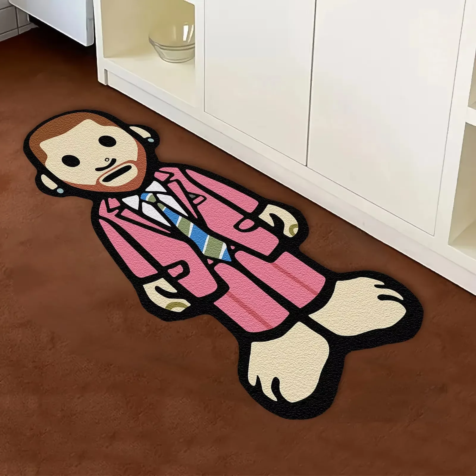 VIKAMA Cool Boy Kunstteppich für Schlafzimmer, weich, bequem und leicht zu reinigen. Nachttischteppich, Wohnzimmerteppich, Heimdekoration – Detail 7