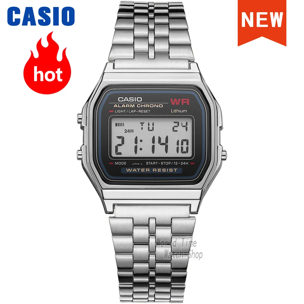 Montre Casio® digitale - Chrono / Timer - Coloris noir