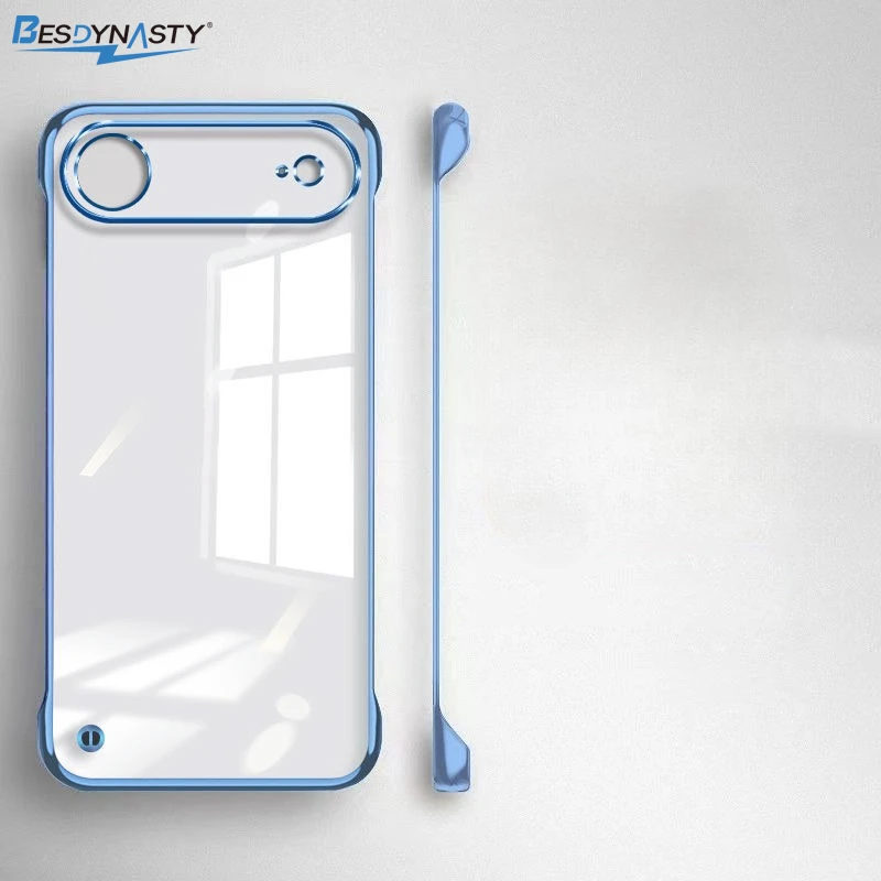 Sleek Shockproof Transparent Phone Case - Ultra Thin Frameless Design
