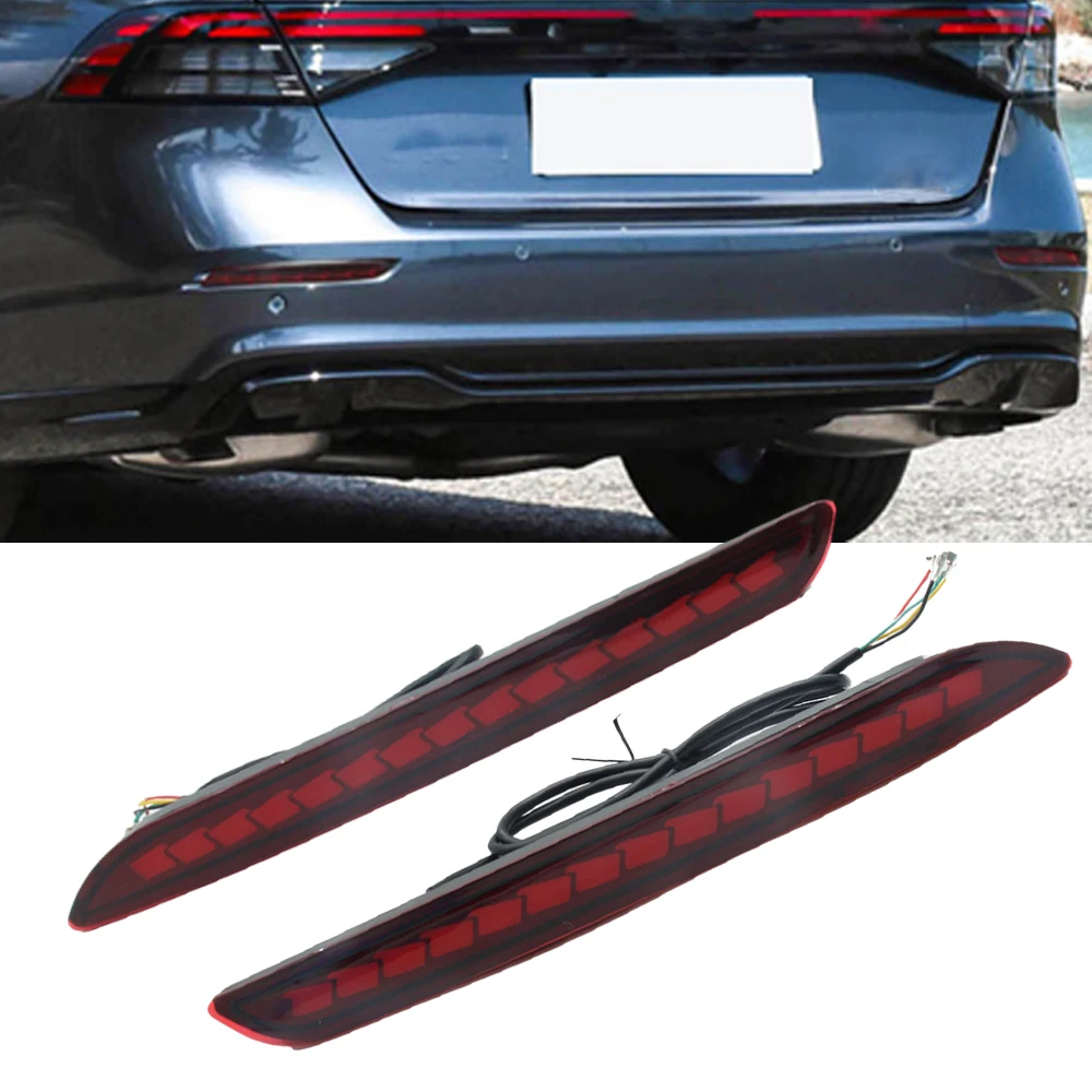 

Car LED Rear Bumper Lamps For Honda Accord 2023 Brake Light Turn Signal Backup Reflector Lamp Taillights Car Fog lamp Auto Parts