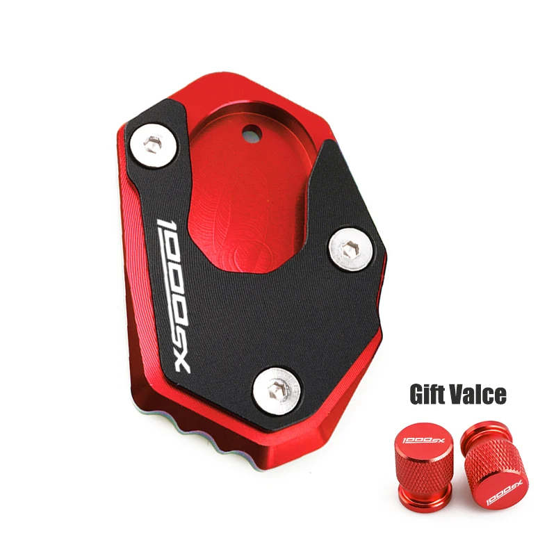 CNC Motorcycle Kickstand Extension Pad - Durable Foot Side Stand Enhancer
