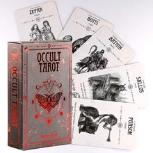 

Occulte Tarot 78 Waarzeggerij Kaarten Set Dek Oracle Card Family Party Speelkaarten Board Solomonic Oude Magickal Grimoires