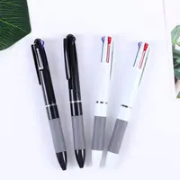 10Pcs 3-in-1 Multicolor Pen 3-Color Retractable Ballpoint Pens 3
