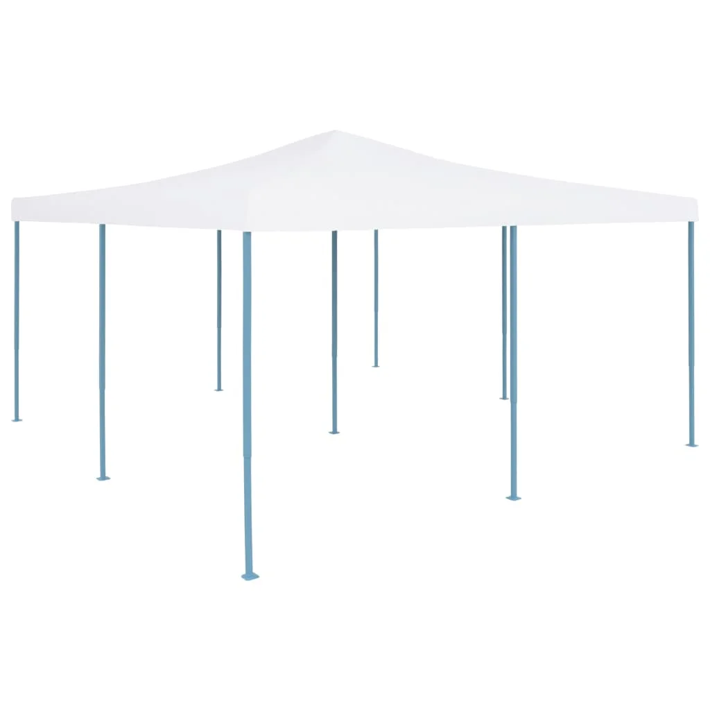 5X5 M Gazebo Pieghevole Bianco Forniture Da Giardino, Baldacchino, Forniture Per Esterni, Tenda Da Sole, Ombrellone, Isolamento Termico E Antipioggia