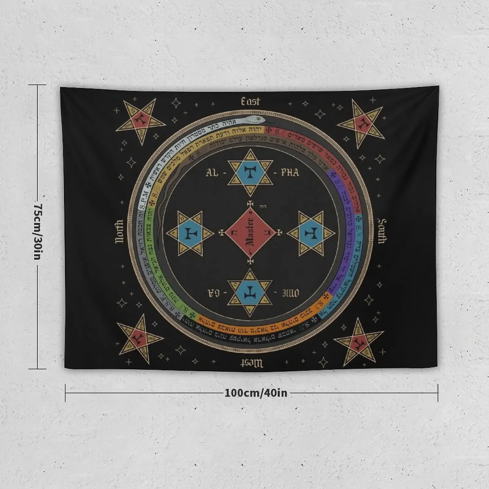 CianArs Goetia Circle Tapestry Mushroom Decoration Bedroom Tapestry
