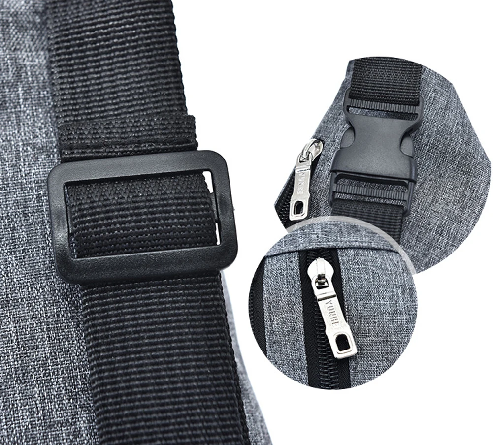 Fashion Oxford Men Women Waist Universal Fanny Pack Sport Travel Outdoor Belt Zipper Waist Bag Crossbody Bag Backpacking Gear