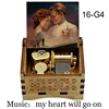 Titanic Movie My Heart Will Go On Music Box Golden Mechanical Wooden Love Musical Box Romantic Wife Girlfriend Birthday Presents 4