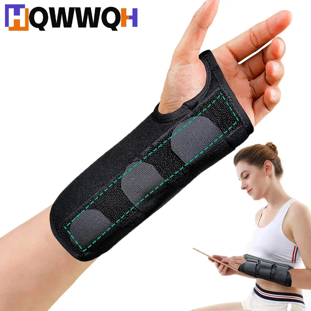 1Pcs Carpal Tunnel Wrist Brace Fits for Right and Left Hand, Women Men Tendonitis Wrist Brace Splint Night Sprained Immobilizer