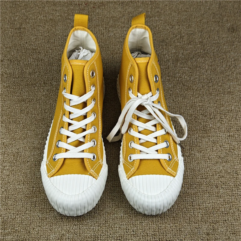 

Canvas Shoes For Girls, Lace Up High Top Flat Bottoms, Casual, Lightweight, Versatile Single Shoe Trend