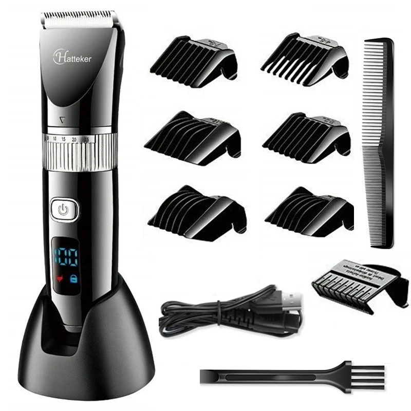 Cordless Mens Hair Clippers Hair Trimmers Machine Electric Professional