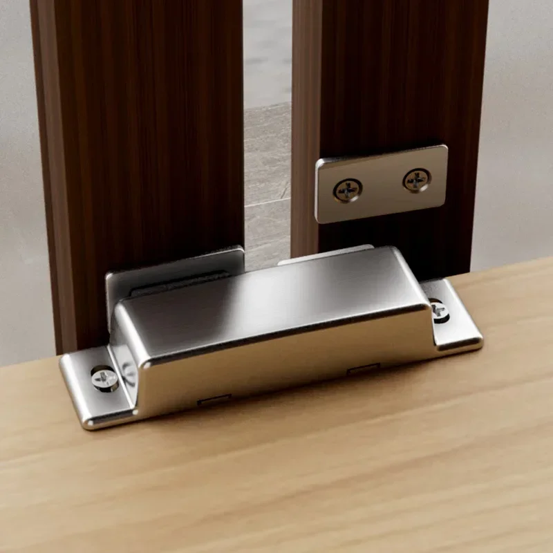 modern Stainless steel cabinet door magnetic suction wardrobe door force  door touch bead cabinet  lock