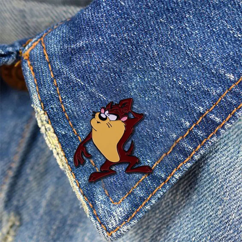 Spilla Da Pesca Con Gatto - Smalto Colorato, Design Cartoon, Per Zaini E Abiti - Foto 10