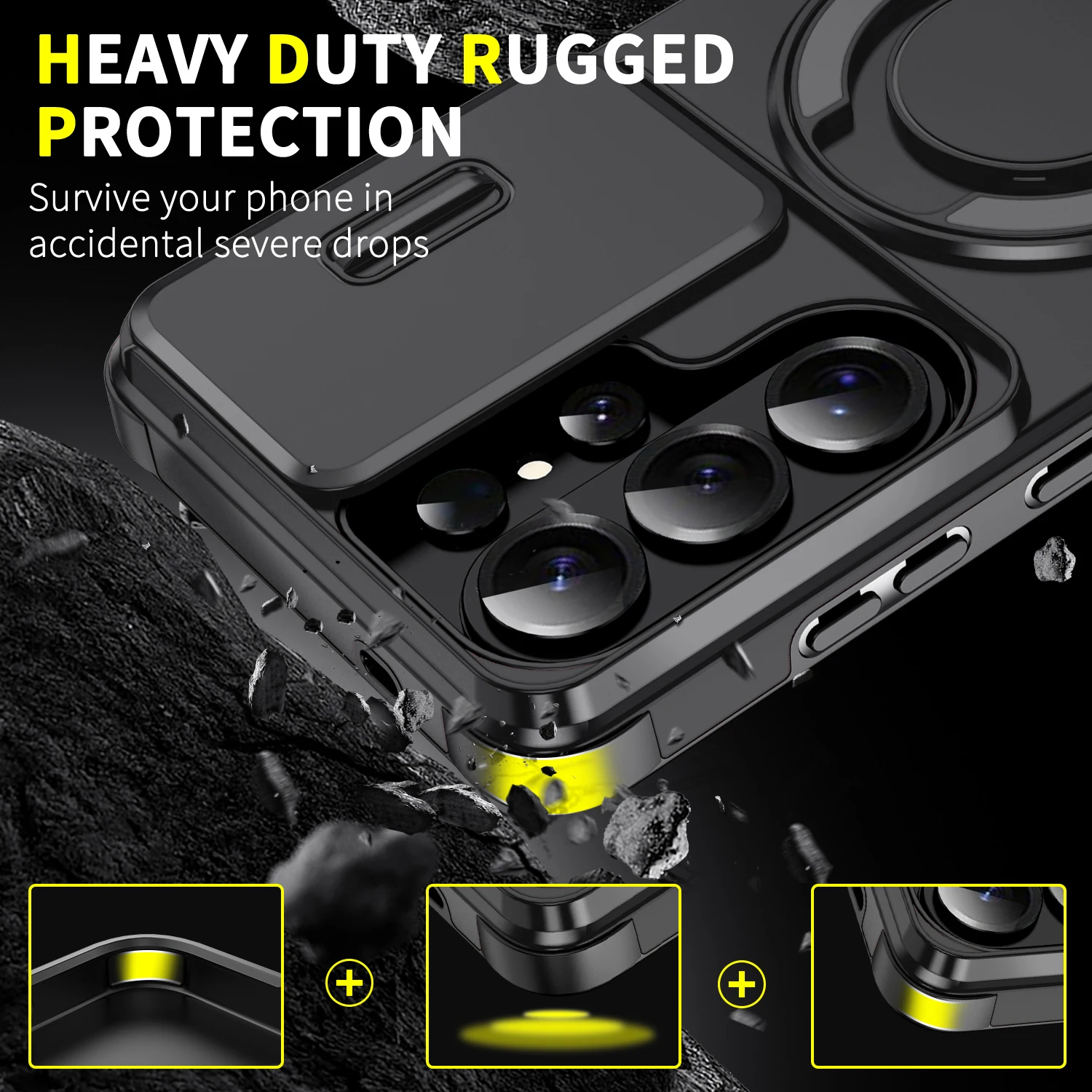 Shockproof Lens Protection Ring Case