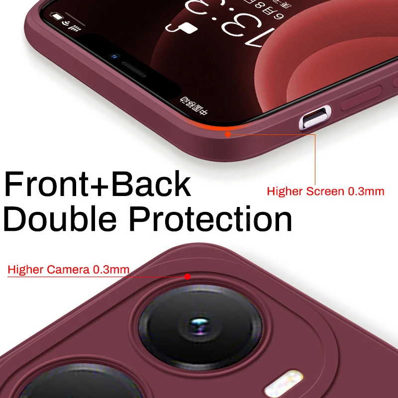 Luxury Liquid Silicone Shockproof Phone Case Protector Cover