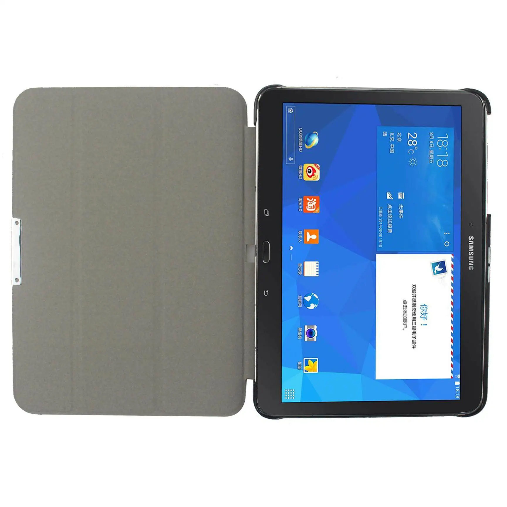 Sleek Magnetic Closure Lightweight PU Leather Tablet Cover