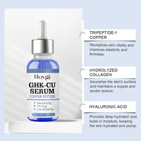 Sérum au cuivre et aux peptides anti-âge pour le visage, raffermissant, liftant, atténuant les ridules, resserrant les pores, hydratant, à l'acide hyaluronique, soin de la peau 4
