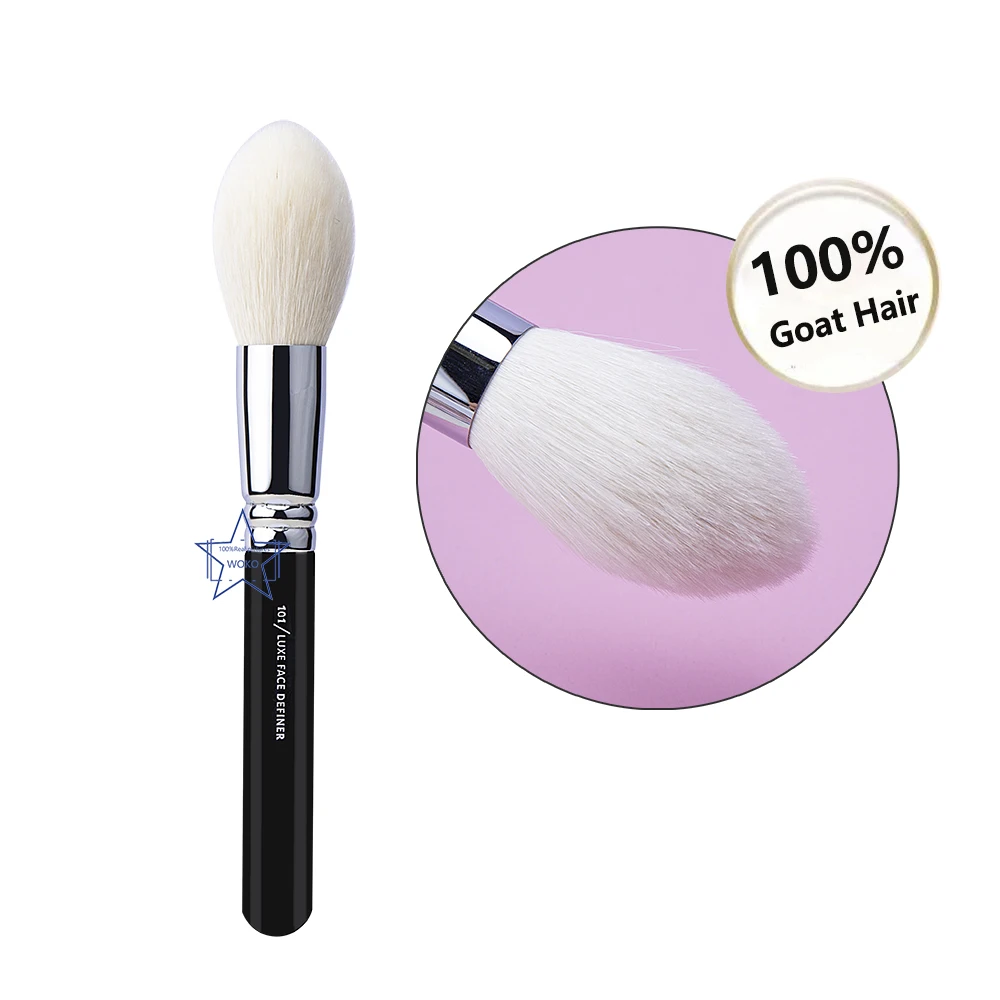Z 101 Luxe Face Definer Contour Brush Soft Goat Hair Contour Brush Natural  Hair Contour Brush Setting Powder Makeup Tool| | - AliExpress