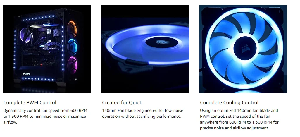 Light Loop Corsair 140 Rgb Corsair LL140 RGB, 140mm Dual Light