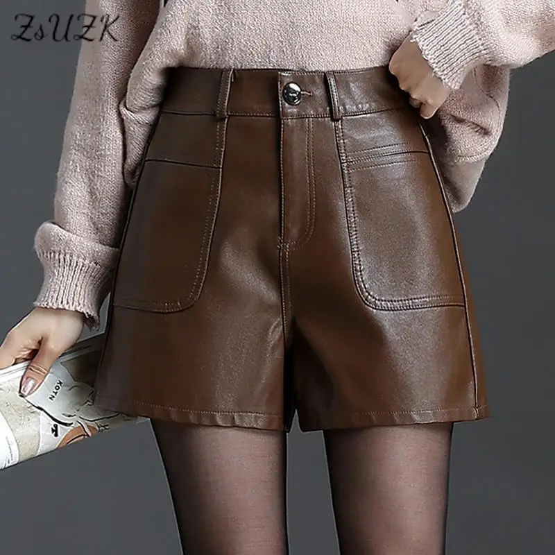Pu Leather Sage  Shorts Dusty Pink Rae Mode  30a