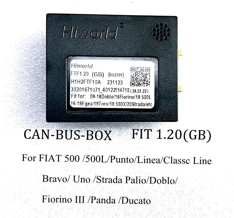 

Car Radio CANBus Decoder CAN Bus Adapter for FIAT Doblo 500 Uno Fiorino Palio Bravo Punto Panda Dacuto Strada Argo Toro Mobi