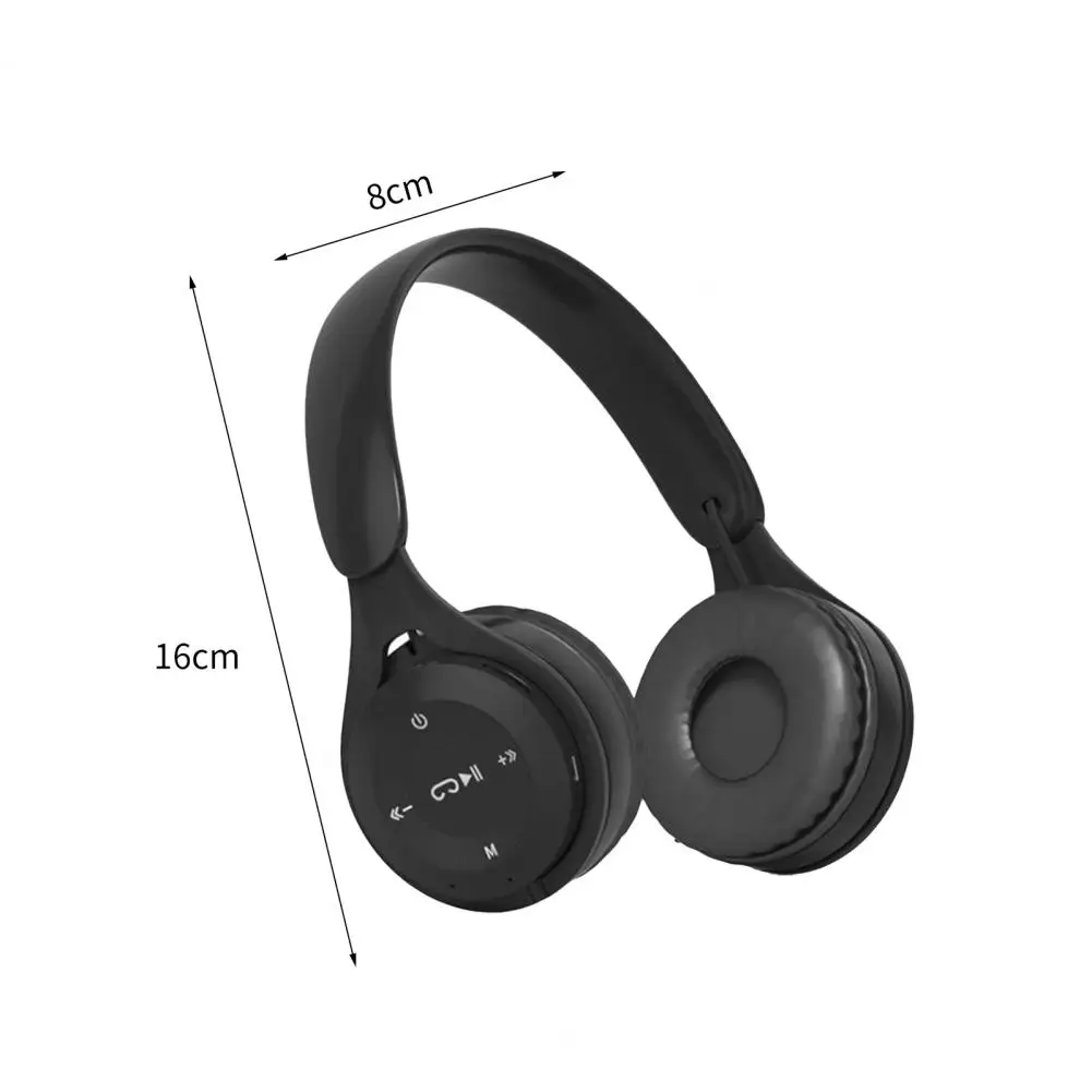 Macaron Headphones Kids Wireless Bluetooth Earphones Stereo Foldable