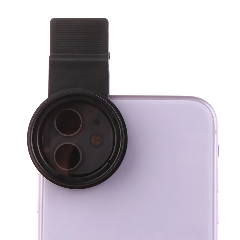 Description Picture 5 of item37/52MM CPL Filter Circular Camera Black Accessories Universal With Clip Portable Professional Phone Polarizer Wide Angle Lens