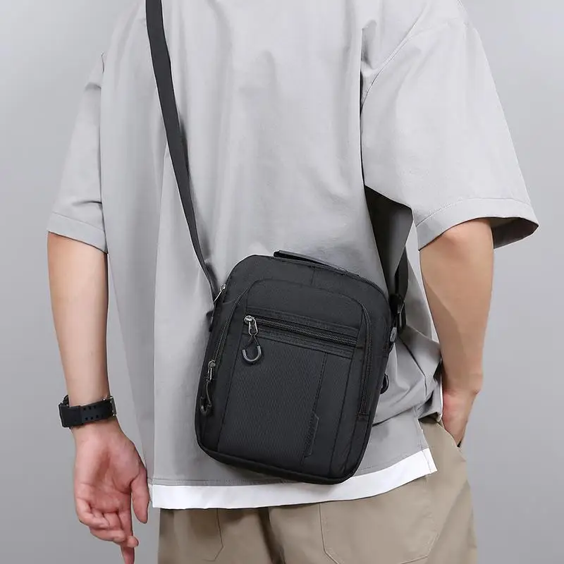 Wasserdichte, lässige Umhängetasche für Herren, multifunktionale Outdoor-Umhängetasche – Detail 14