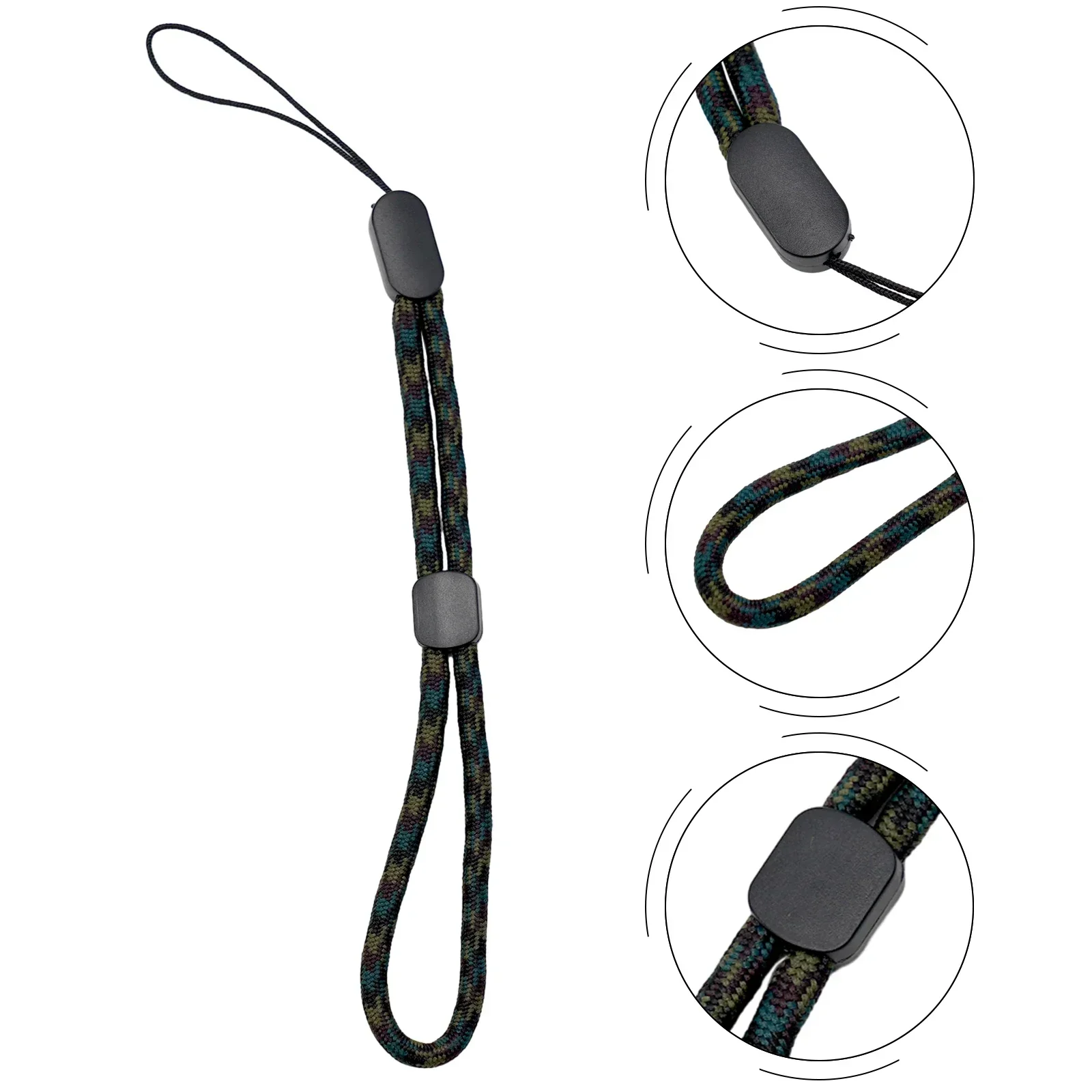 20.5cm Nylon Safety Tether Lanyard For Garmin Edge Helmet Cameras Bike Lights Anti-Loss Strap Secure Gear Cycling Accessories