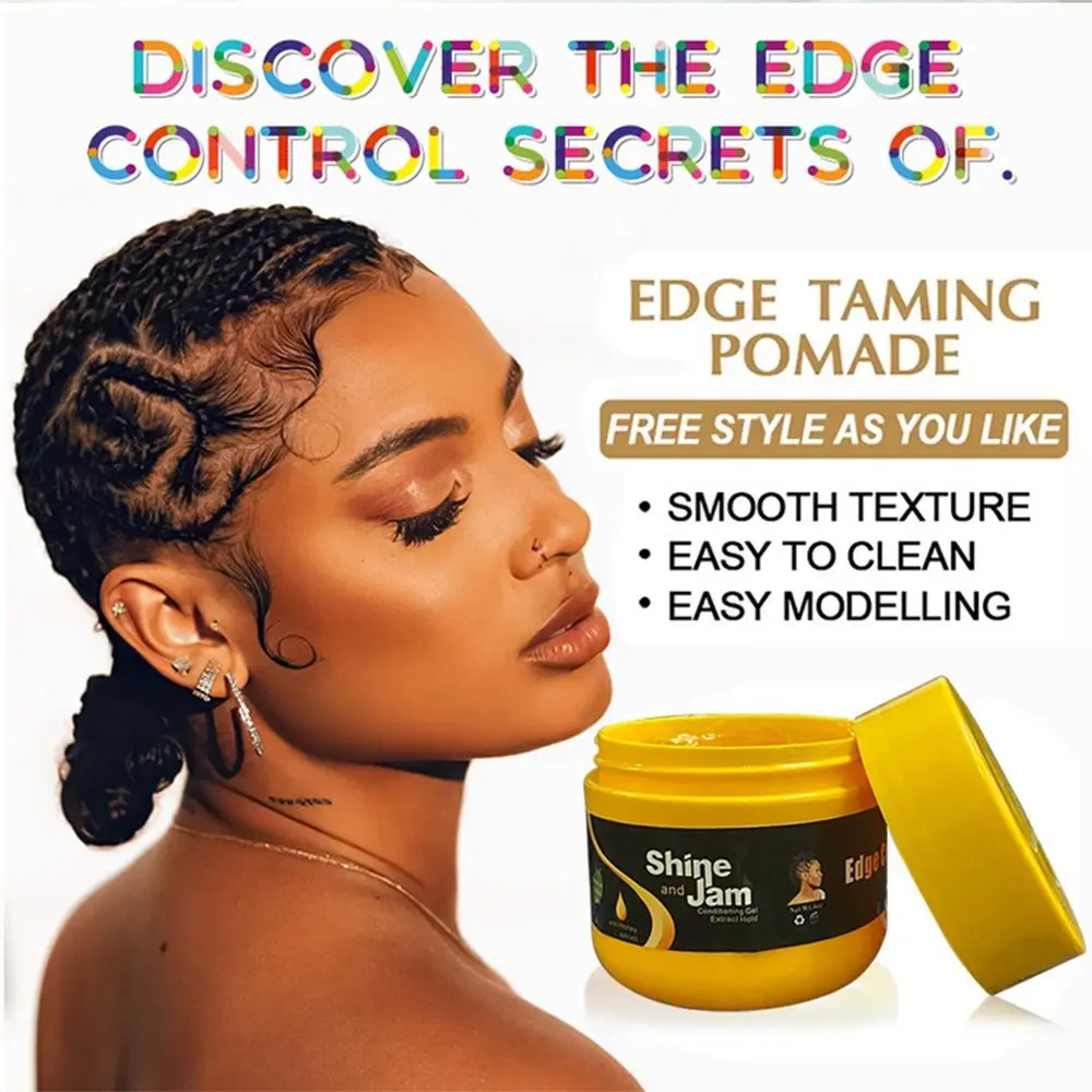 

Fragrant Shine And Jam Moisturizing And Shaping Long-Lasting Dirty Braid Gel Edge Control Hair Wax Hair Gel