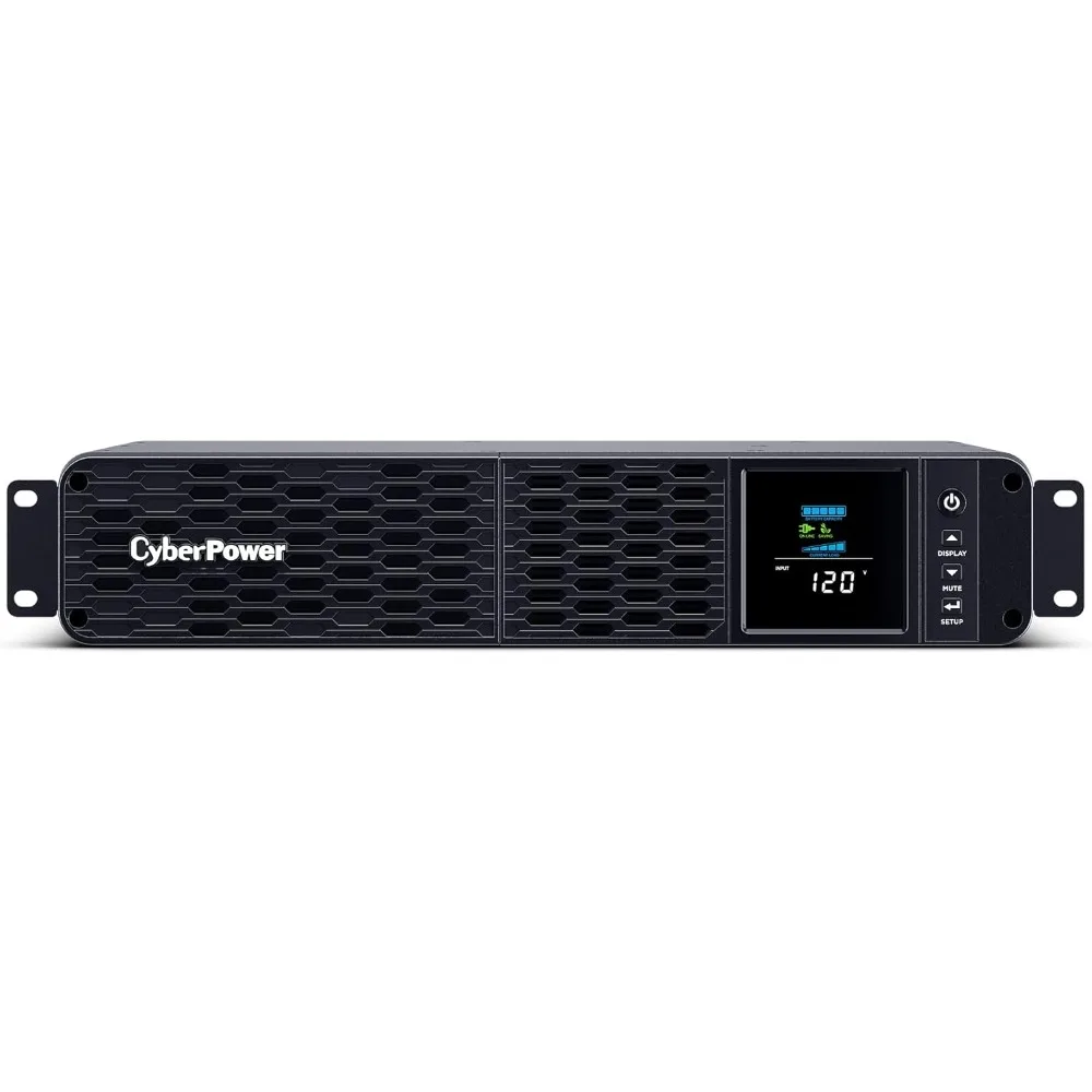 CP1500PFCRM2U PFC Sinewave UPS System, 1500VA/1000W, 8 Outlets, AVR, Short Depth 2U Rackmount 2