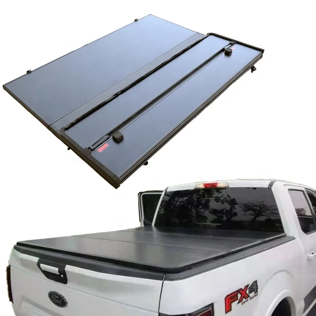 

Factory Sales High Quality Hard Tri Fold Tonneau Cover Hard Roll-up Truck Bed Cover Roller Lid For Tacoma Ranger Dmax Navara