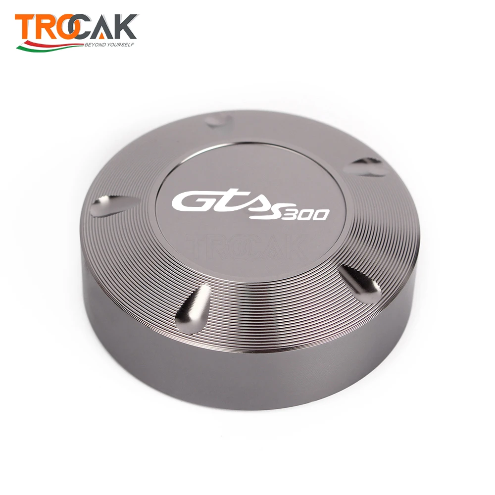 피아지오 GTS GTV LX 프리마베라 스프린트 125 150 250 300 300ie 스쿠터 오토바이용 범용 CNC 가스 연료 탱크 필러 오일 캡 커버