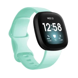 Soft Silicone Sport Bracelet Strap for Women - Smartwatch Accessory (Emerald Green 16)