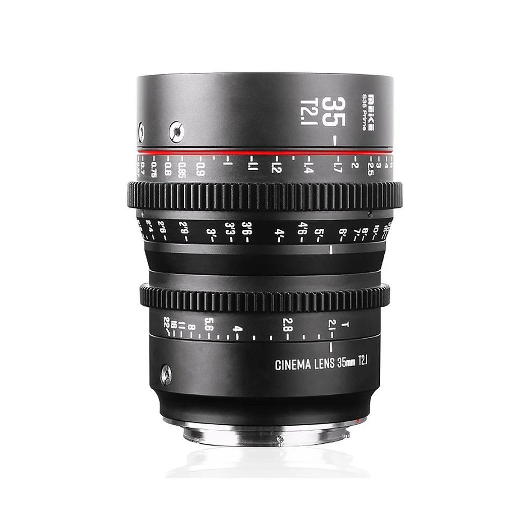 Meike 35Mm T2.1 S35 Obiettivo Cinematografico Con Messa A Fuoco Manuale Per Canon Ef Mount Und Cine Videocamera Eos C100 Mark Ii, Eos C200, Eos 300 Ma