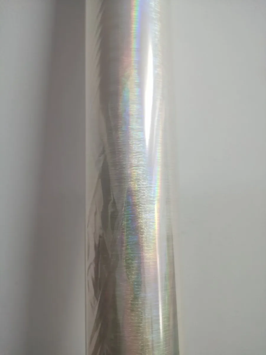 transparent-holographic-foil-pine-needles-design-hot-stamping-on-paper-or-plastic-transfer-design-foil-laminate-film