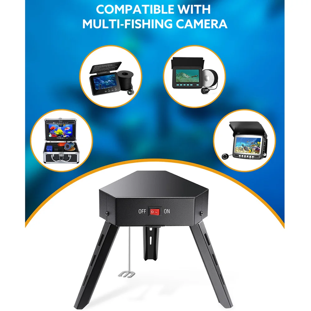 Underwater Fishing Camera Positioner 360&deg; Rotation Tripod Fishing Accessories