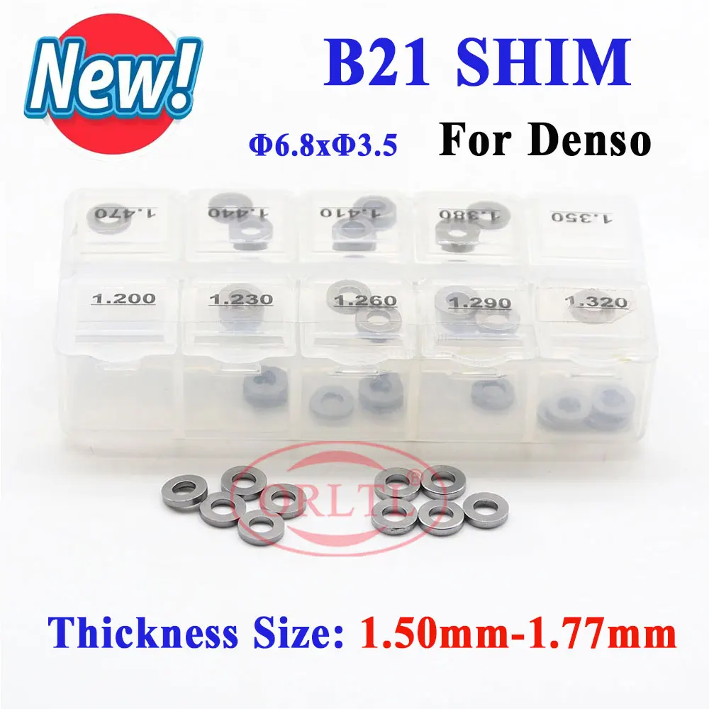 For Denso Adjustment Shims B21 B23 Common Rail Injector Washers B24 B27 Auto Engine Nozzle Adjusting Gaskets