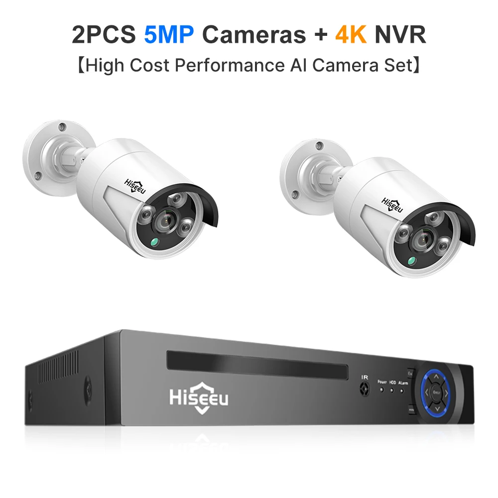 نظام كاميرا أمان POE ، كشف الوجه AI ، 8MP ، 8CH ،...