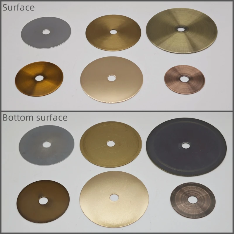Lighting circular gasket metal iron sheet element sheet 10mm hole hardware decorative lighting accessories diy lighting accessories
