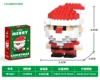 Christmas holiday series snowman building blocks set educational toy model decorative gift for children 3