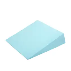 Nonslip Triangle Yoga Slant Block for Enhanced Stretching and Pilates Workouts (Blue)